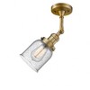 Bell - 1 Light Semi-Flush Mount In Industrial Style-13.5 Inches Tall and 5 Inches Wide - 3 of 3
