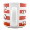 Adult Hello Kitty Milk Bottle Stripes 20oz Ceramic Camper Mug - 3 of 4