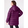 Roaman's Plus Size Longer Lightweight Quilted Jacket - 3 of 3