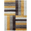 Luxe Weavers Lantanas Shag Geometric Area Rug, Modern, Stain Resistant, Plush Indoor Rug - 2 of 4