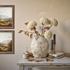 LuxenHome Rustic Old World Terracotta Vase, 10-Inch Round Bouquet Holder for Farmhouse Decor Multicolored - 4 of 4