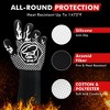 Commercial Chef Heat Resistant Oven Mitts - 1472°F Baking Cooking Gloves, Non-Slip, Machine Washable - 2 of 4