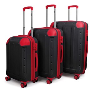 New York Xpress EL-2401 3PC Luggage Hardshell Expandable with 4 Spinner Wheels, Lightweight, 20" 24" 28" - 1 of 4