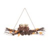 Transpac Natural Fiber 20.08 in. Multicolor Harvest Owl and Twig Door Decor - 2 of 4