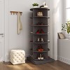 VYNXARIA Gray 360 Rotating shoe cabinet 6 layers - 2 of 4