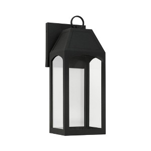 Capital Lighting Burton 1 - Light Wall Light in  Black - 1 of 4