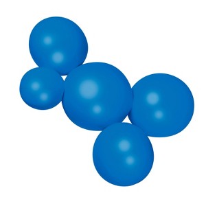 MINNIDIP Balloon Garland 5 Cluster in Cobalt Satin - 1 of 4