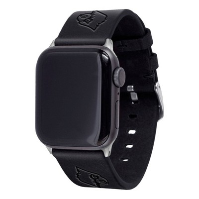 Ncaa Louisville Cardinals Apple Watch Compatible Leather Band 42/44/45mm -  Black : Target