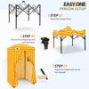 EAGLE PEAK 4x4 Pop Up Canopy, Flex Ultra Compact Portable Privacy Changing Room Photoshoots - 2 of 4