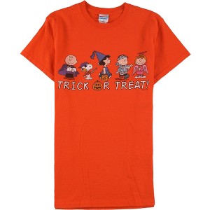 Junk Food Mens Peanuts Trick or Treat Graphic T-Shirt - 1 of 2