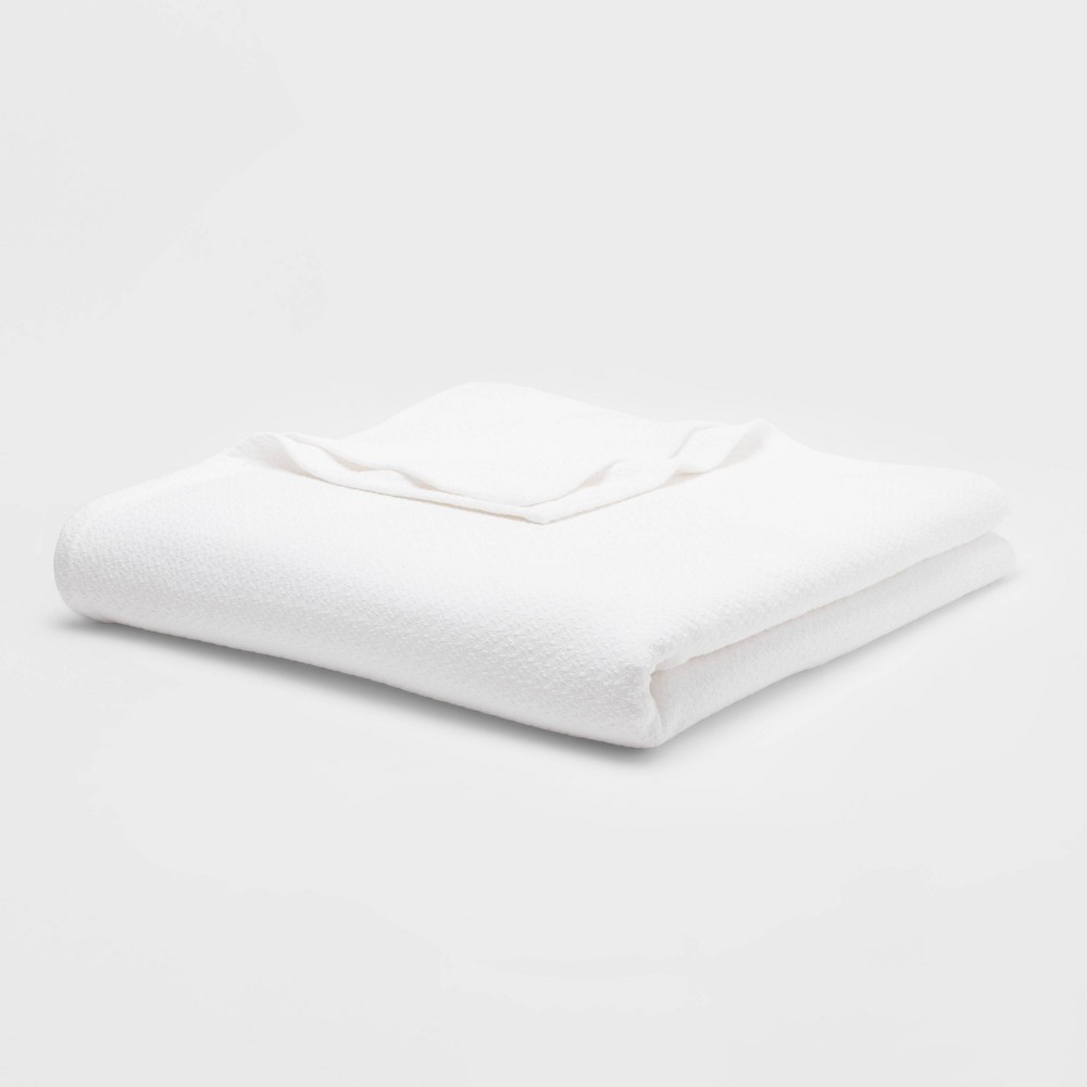 Photos - Duvet Full/Queen 100 Cotton Bed Blanket White - Threshold™