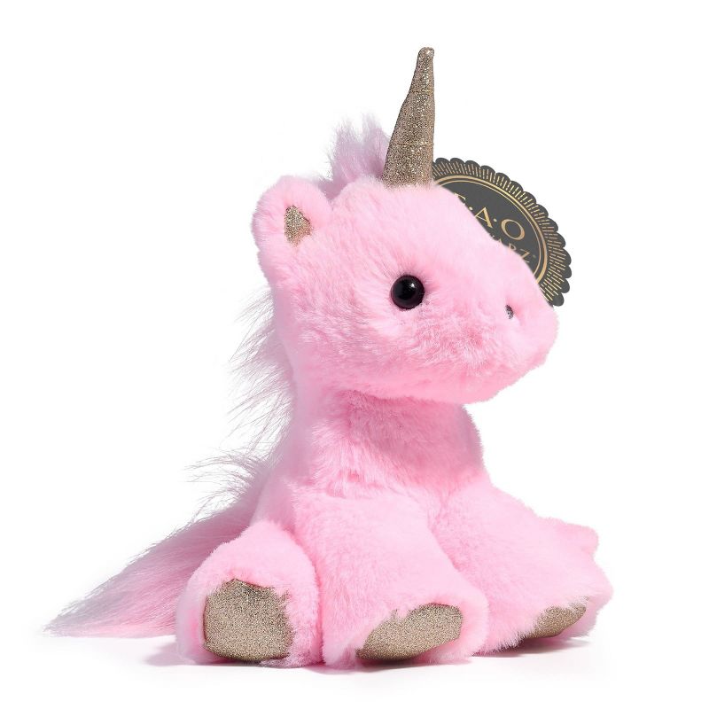 FAO Schwarz Toy Plush Baby Unicorn 6&#34; - PinkGold (Target Exclusive), 1 of 13