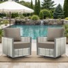 Gymojoy Outdoor Deep Seat Cushion Set 24 x 24 x 6 Inch - 1 Pair - 4 of 4