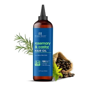 Botanic Hearth Rosemary and Castor Hair Oil for Nourishing and Strengthening Hair - 6.7 fl oz - 1 of 4