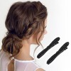 Unique Bargains Fashion Wavy Rectangle Hair Clips Hairdo Clip 1 Pair - 2 of 4