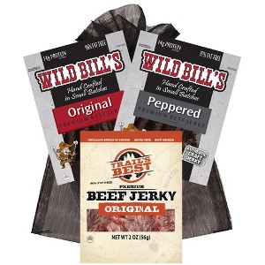 Wild Bill's Multi-Brand 3-Piece Jerky Sampler (3 assorted bags of beef jerky) - 1 of 4