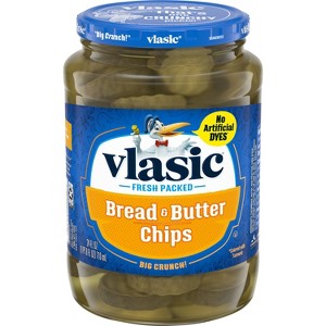 Vlasic Bread & Butter Pickle Chips - 24 fl oz - 1 of 4