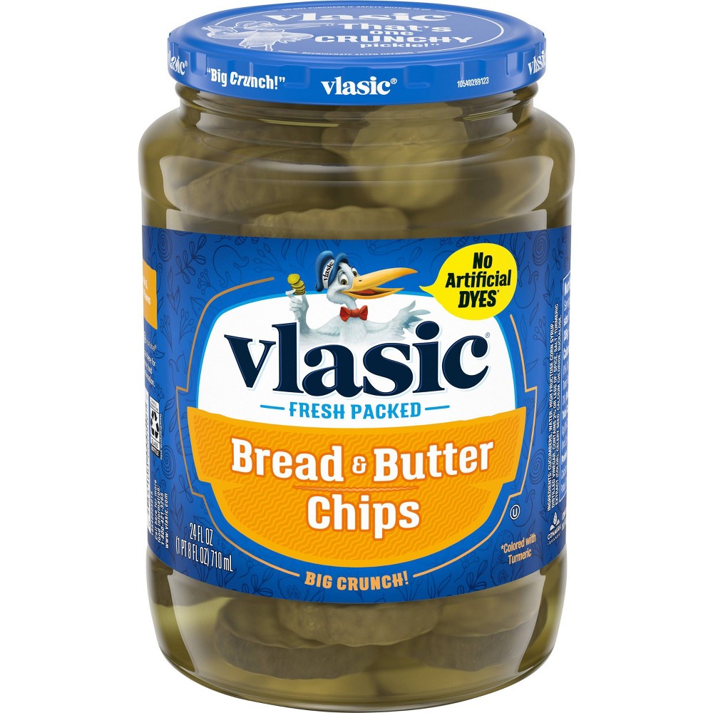 UPC 054100000507 product image for Vlasic Bread & Butter Pickle Chips - 24 fl oz | upcitemdb.com