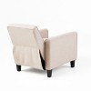 Sapphtopaz Recliner Chair Modern Accent Chair Push-Back Upholstered Chair with Sturdy Frame Comfy Chair for Bedroom, Living Room - 3 of 4