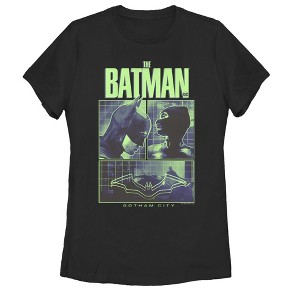 Women's The Batman Dark Knight and Catwoman Panels T-Shirt - 1 of 4