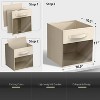 Sorbus 11 Inch 6 Pack Collapsible Fabric Storage Bins with Clear Window - for Organizing Clothes, Toys, Books, Shelves, Closets & more - 3 of 4