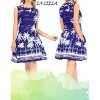 LA LEELA Women's Summer Vacation Beachwear Mini Dress Wrap Loose Swimwear Bathing Suit Cover Ups - 2 of 4
