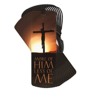 Dicksons More of Him Orange and Black 6 x 2 Inch Cardstock Keepsake Tassels Bookmarks Pack of 12 - 1 of 4