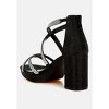 Infatuated Rhinestones Embellished Strappy Sandals - 3 of 4