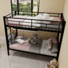 CAVINAS 78.1"Twin Over Full Loft and Bunk Beds with Heavy Duty Metal Bed Frame,Bunk Bed with Ladder & Full-Length Guardrail for Bedroom - 2 of 4