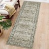 Vintage Area Rugs Washable Low Pile Non Slip Foldable Carpet for Living Room Bedroom Indoor Ultra Soft Retro Printed Distressed Rug - 2 of 4