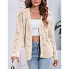 Women's Lightweight Crochet Cardigan Long Sleeve Hollow Out Kint Sweaters - 4 of 4
