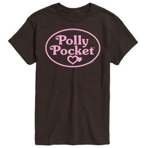 Men's - Polly Pocket - Polly Pocket Pink Logo Short Sleeve Graphic T-Shirt - 1 of 3