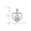 Black Bow Jewelry Sterling Silver Zeta Tau Alpha Greek Life Pendant - 2 of 3