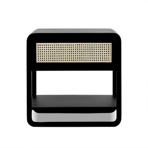 Jennifer Taylor Home Inglot 24.5" Modern Webbed Storage Side Table - 1 of 4