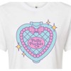 Women's - Polly Pocket - Polly Pocket Quilted Heart Case Cropped Graphic T-Shirt - 2 of 4