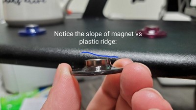 Quartet Rare Earth Magnets Clear 3/4 Diameter 6 Per Pack 85391 : Target