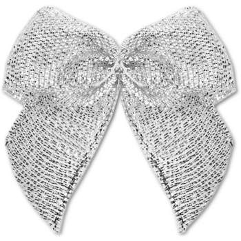 Wraps 3 inch White Pre-Tied Satin Gift Bows with Twist Ties, 12 Pack, Adult Unisex, Size: One Size