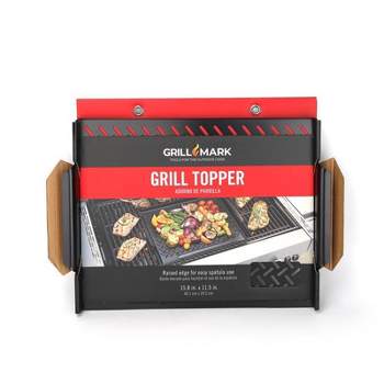 Grill Mark Steel Grill Topper 16 in. L X 12 in. W 1 pk