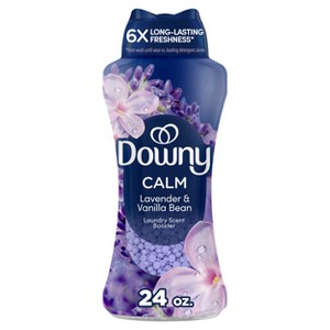 Downy Infusions Calm Lavender & Vanilla Bean Scent In-Wash Booster Beads - 1 of 4