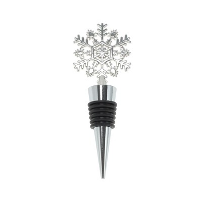 Unique Bargains Bottle Stopper Zinc Alloy Aluminum Alloy TPR 4.25"x1.57"x0.79" 1 Pc