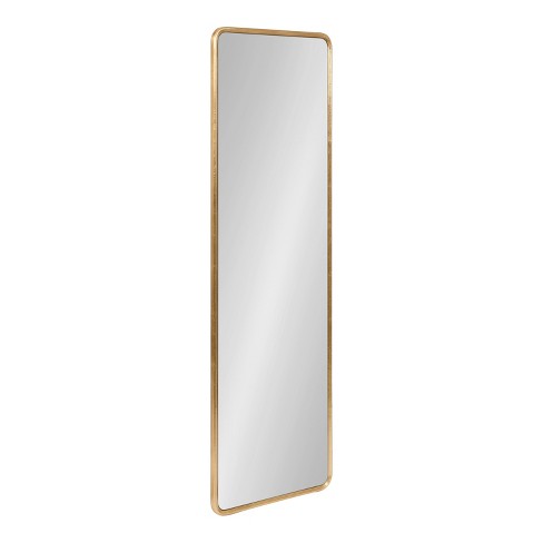 Kate And Laurel Caskill Rectangle Mdf Full Length Mirror, 16x48, Gold ...