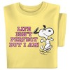 Collections Etc Snoopy Life Isn't Perfect But I Am Short Sleeve Graphic T-Shirt X-Large Women Cornsilk - 2 of 4