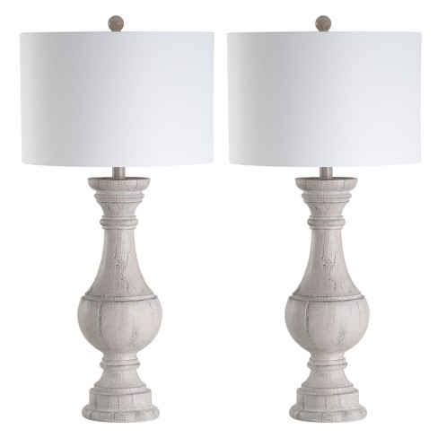 White table hot sale lamp set