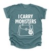 Simply Sage Market I Carry Monsters Purse Garment Dyed Tee - 2 of 4