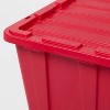38gal Heavy Duty Garage Tote Red - Brightroom™ - 3 of 3