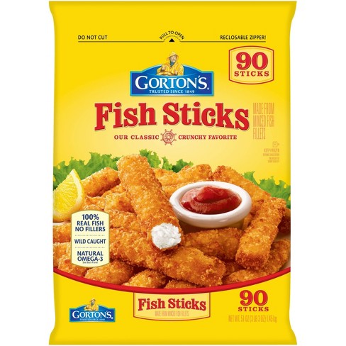 Gorton's Crunchy Breaded Fish Sticks Club Pack - Frozen - 51oz - image 1 of 4