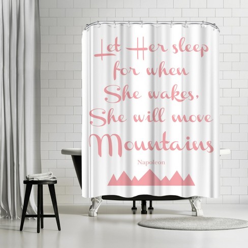 Beret Windmill Shower Curtain Rosalind Wheeler Size: 74 H x 71 W