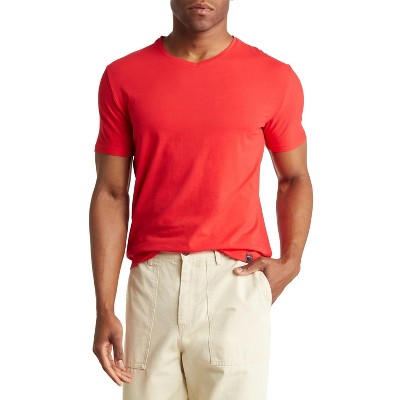 TR PREMIUM - V-Neck Men's Solid T-Shirt RED XL : Target