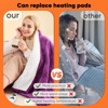 Inhand Heated Blanket Electric Heating Blanket Auto-Off 10 Heat Level Over-Heat Protection Flannel ETL Certified - 4 of 4
