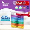 MEDca Weekly Pill Organizer w/ Cutter: V-Grip Splitter Stackable Medicine, Vitamin 4 Times-a-Day Daily Compartments, Reminder AM/PM Boxes - 4 of 4